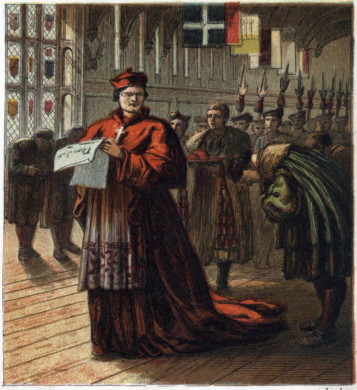 Thomas Wolsey (v.1475-1530), angol bíboros és politikus. alkotó: English School