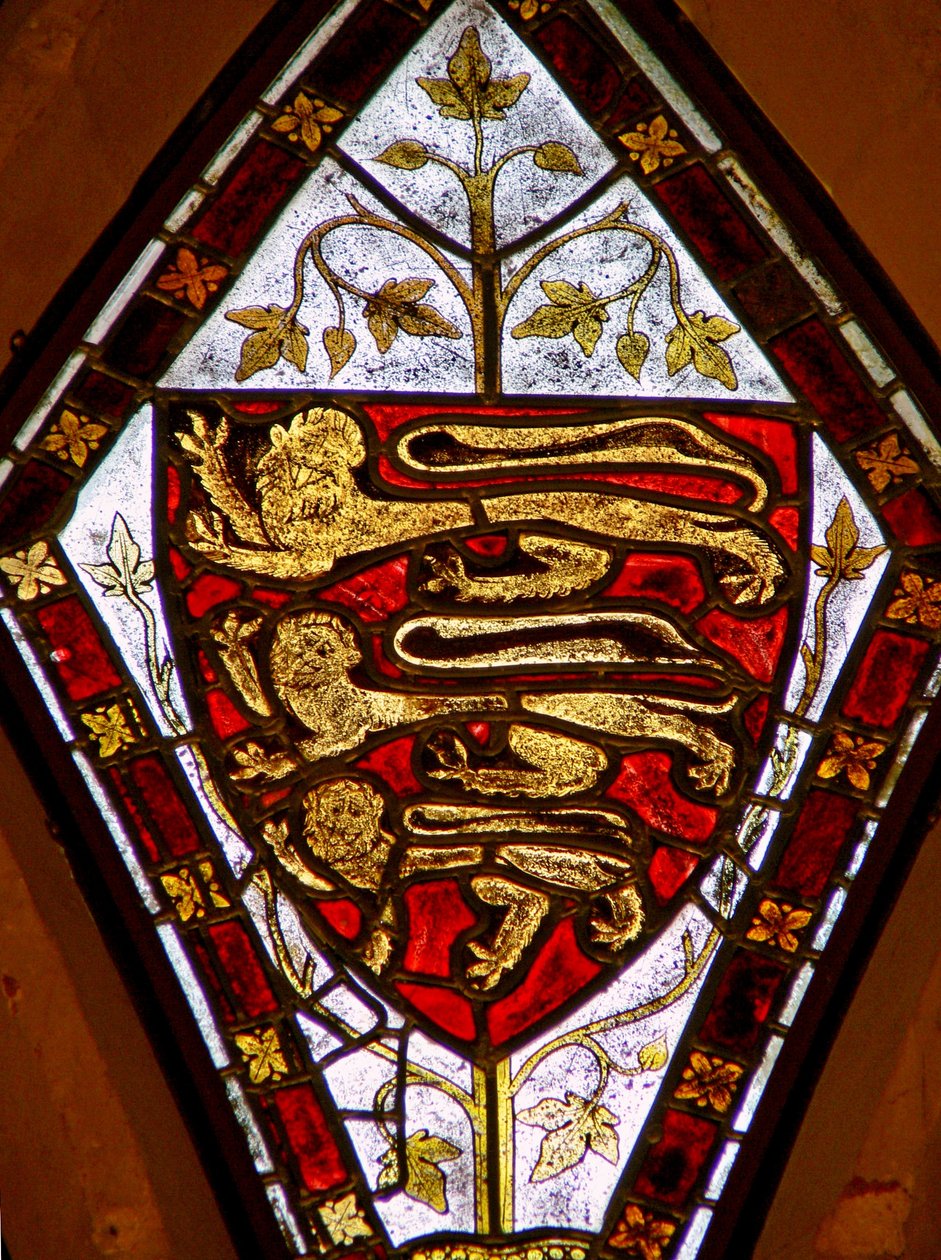 Ablak Ew karokat ábrázolva – Edward II alkotó: English School