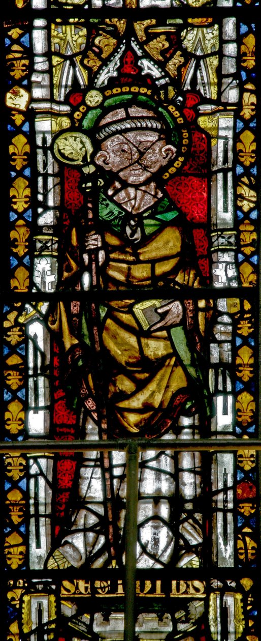 St Giles-t ábrázoló N3 ablak alkotó: English School
