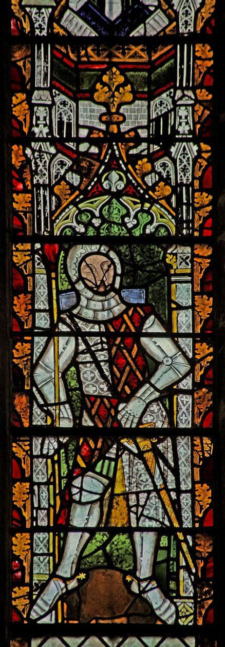 Gilbert III de Clare-t ábrázoló n4 ablak alkotó: English School