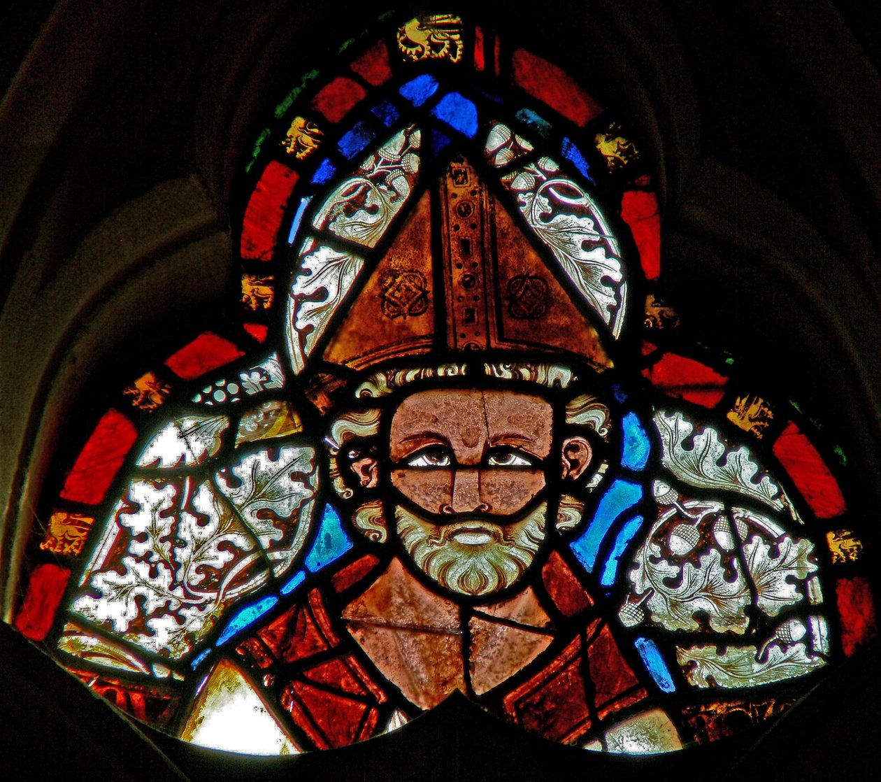 St Dunstant ábrázoló s-2 ablak alkotó: English School