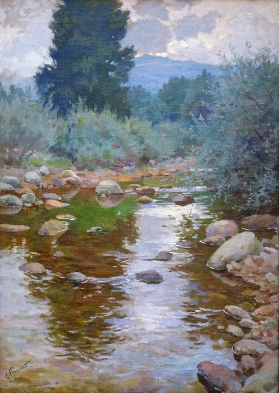 El Paular táj alkotó: Enrique Simonet