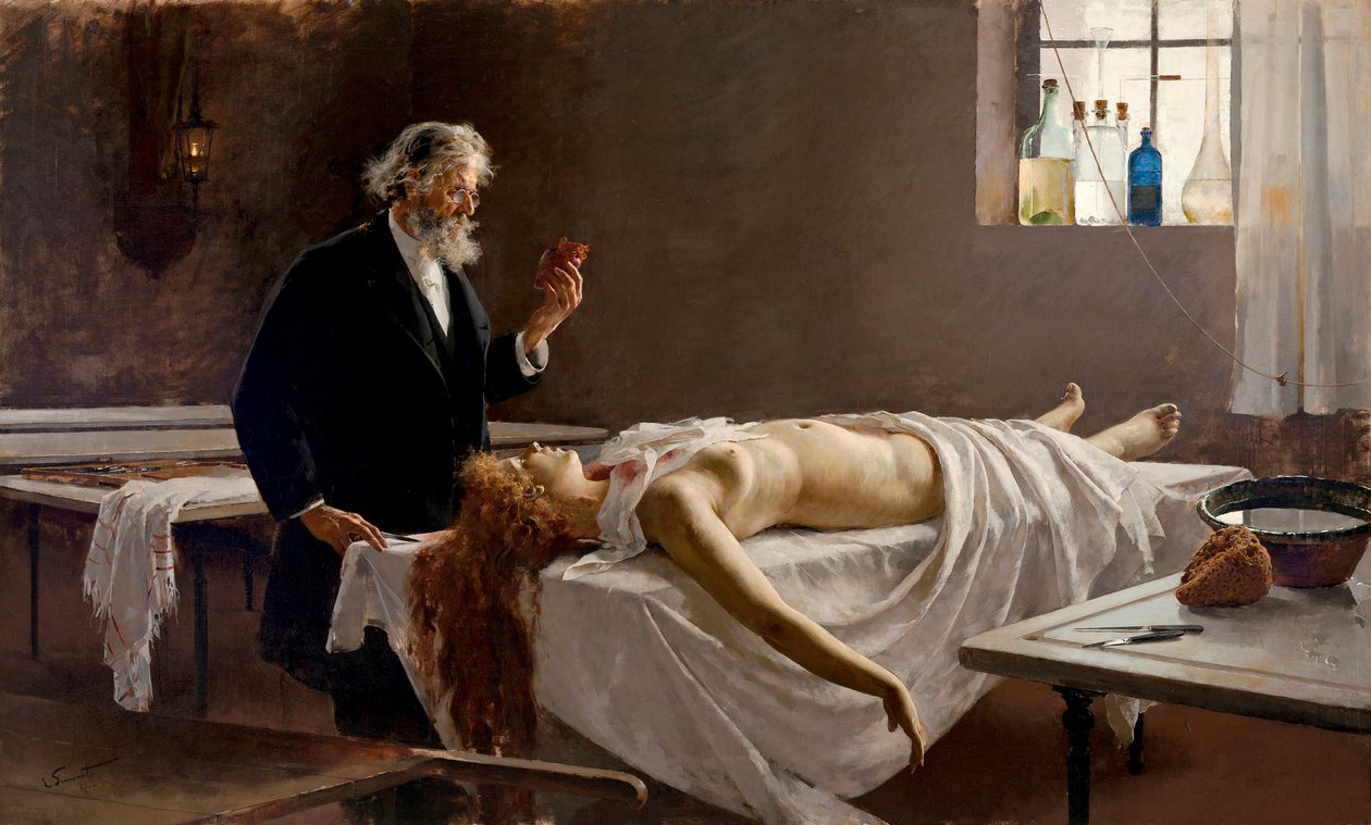 A szív anatómiája; És volt szíve !; Boncolás alkotó: Enrique Simonet
