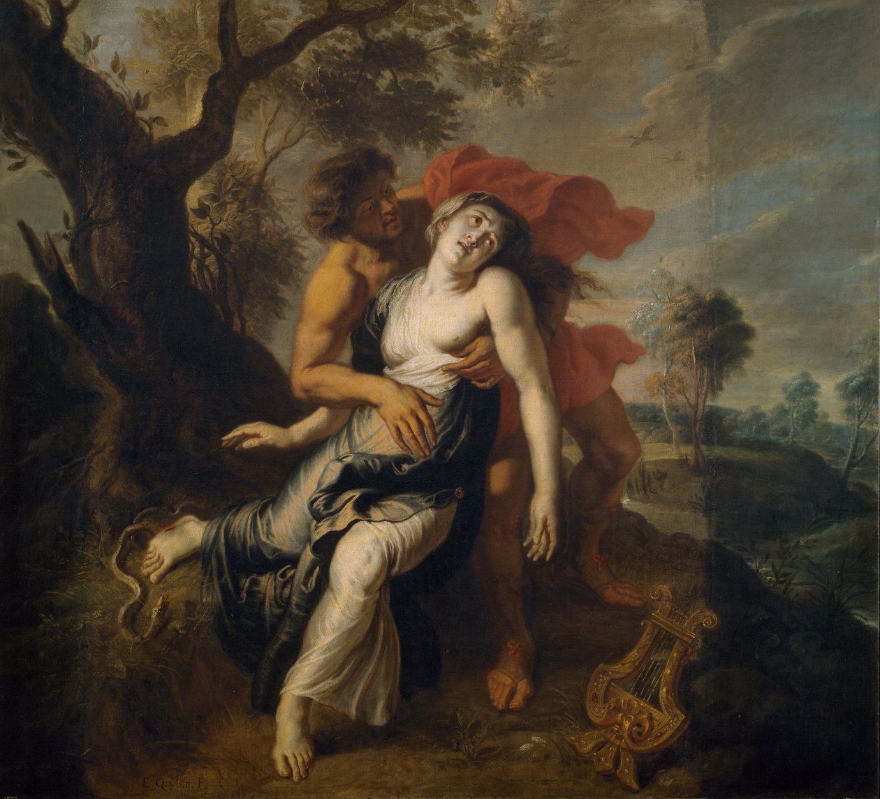 Eurydice halála alkotó: Erasmus Quellinus II