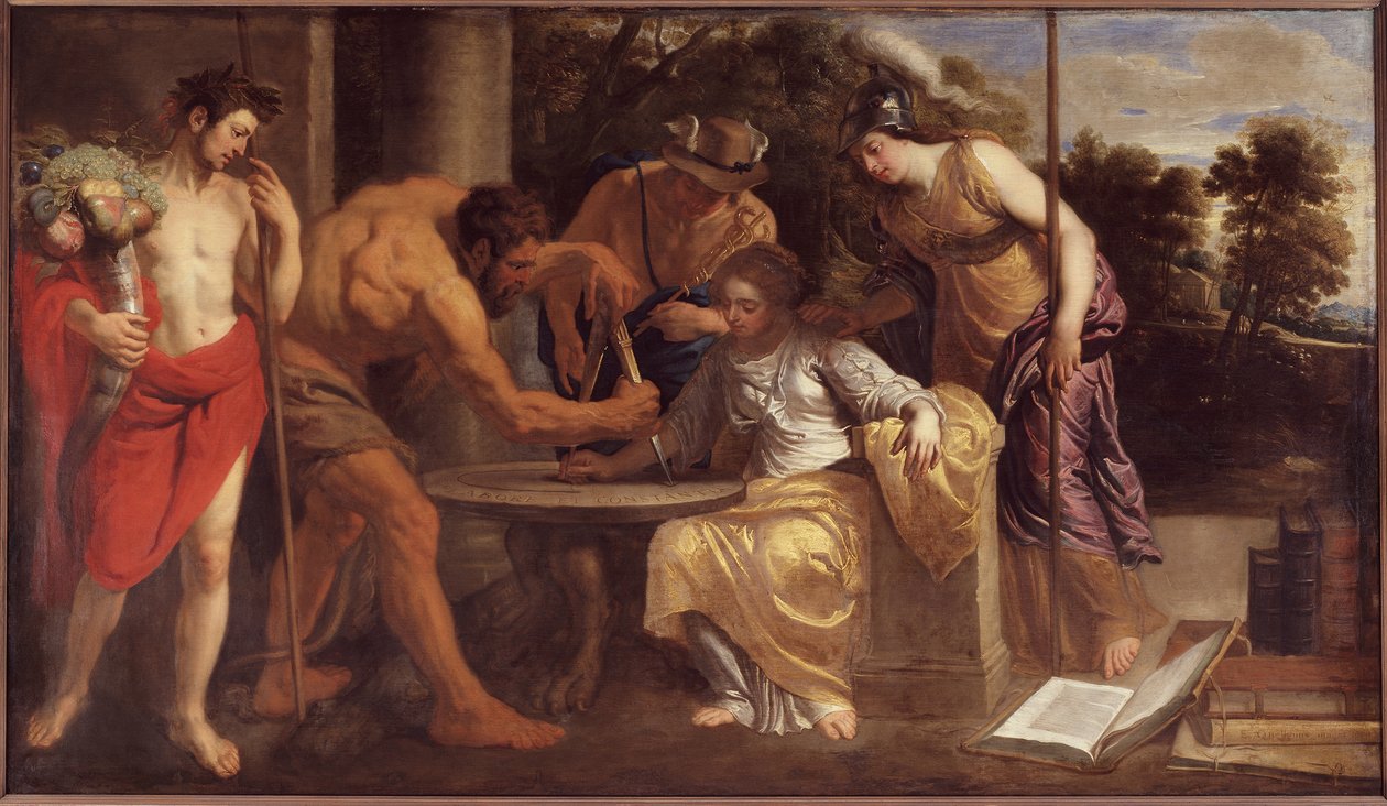 Munka és állandóság, 1640. alkotó: Erasmus Quellinus the Younger