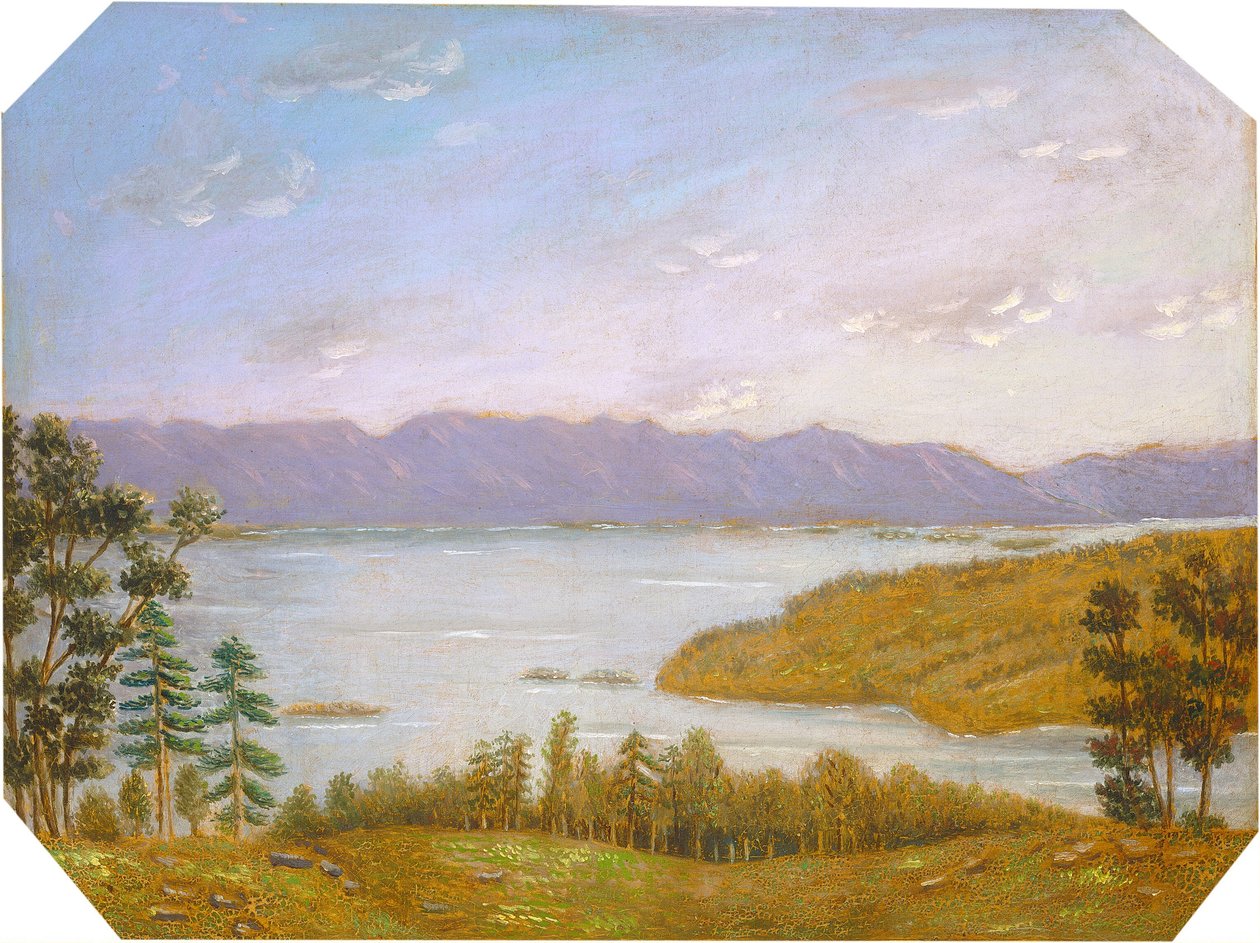 Leverett-tó alkotó: Erastus Salisbury Field