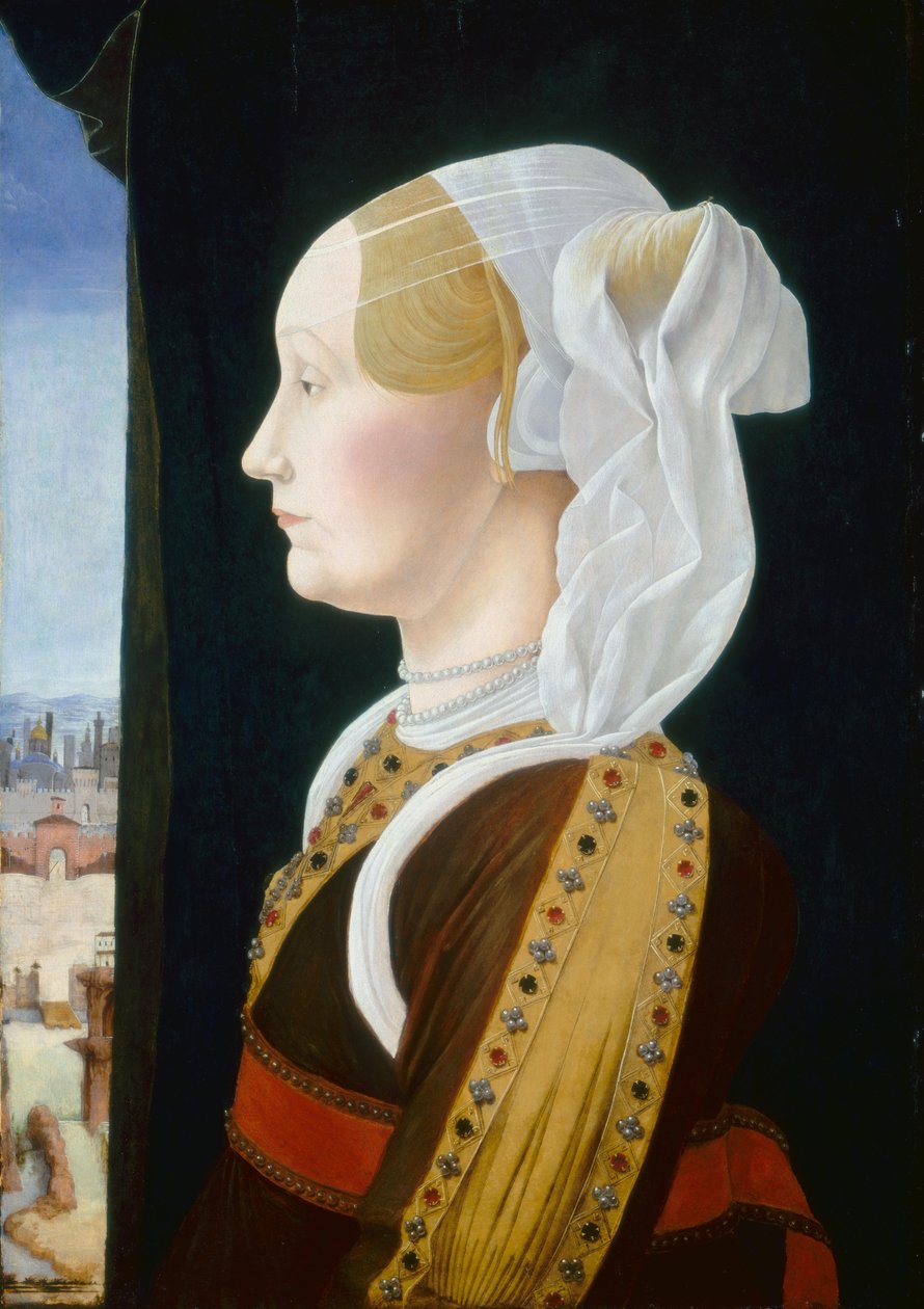 Bentivoglio diptichon, jobb szárny, jelenet alkotó: Ercole de Roberti