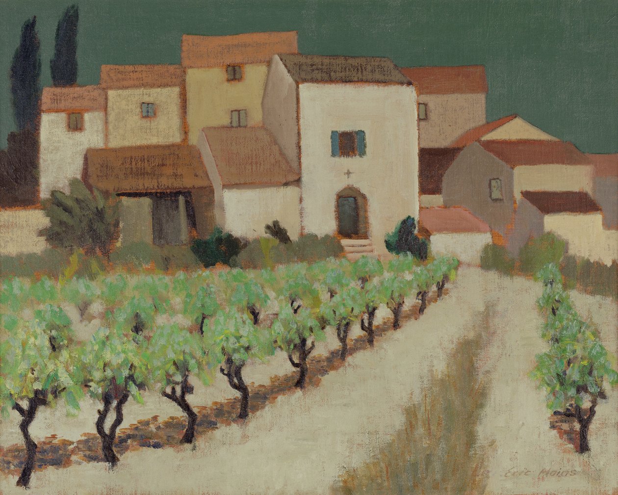 Szőlőbirtok, Provence alkotó: Eric Contemporary Artist Hains