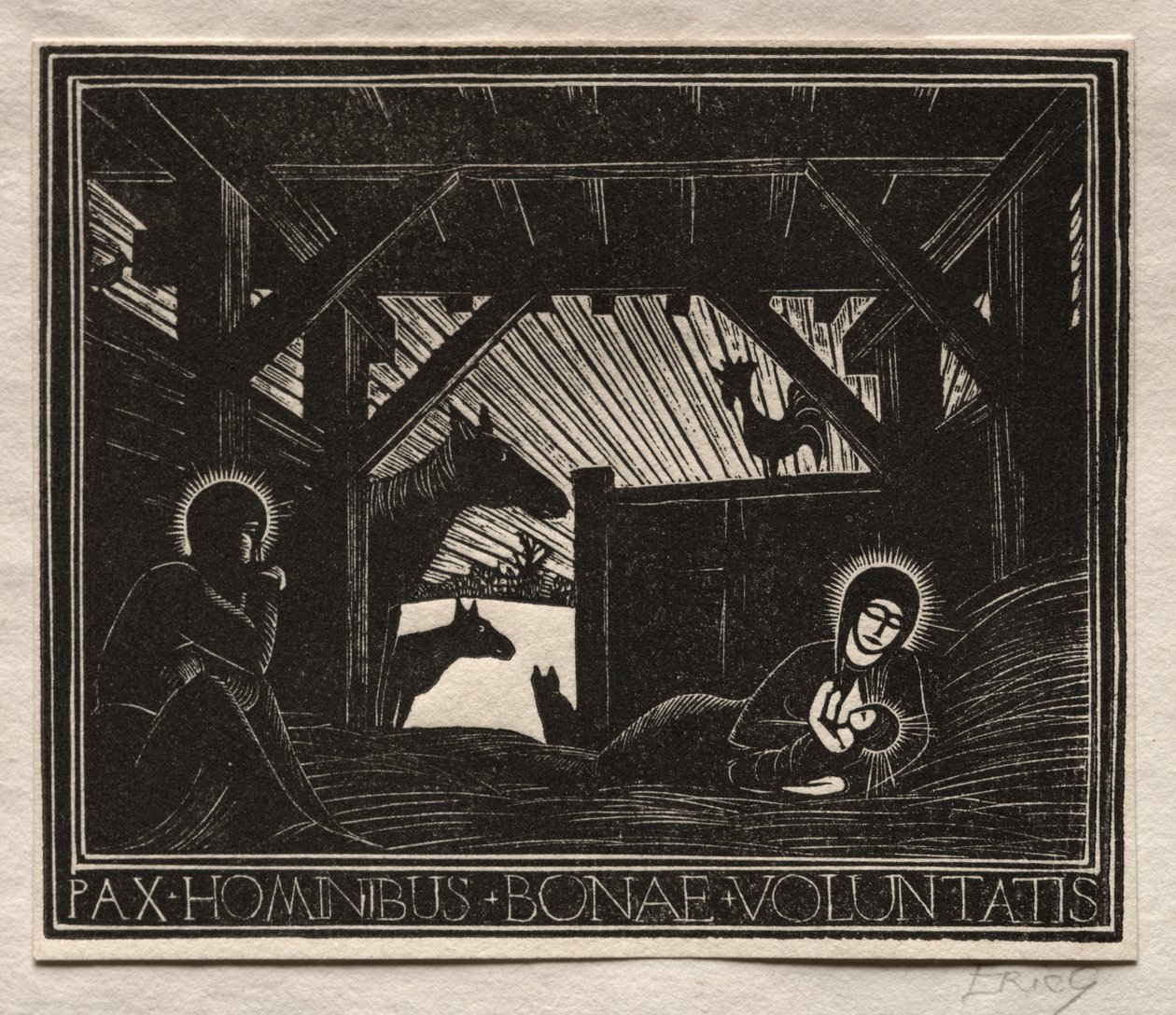 Karácsonyi ajándékok: Hajnal alkotó: Eric Gill
