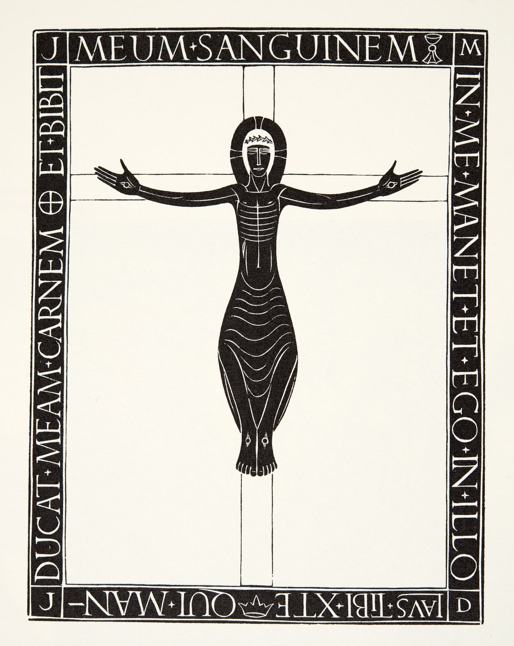 Feszület alkotó: Eric Gill