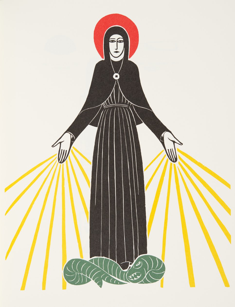 Lourdes-i Szűzanya alkotó: Eric Gill