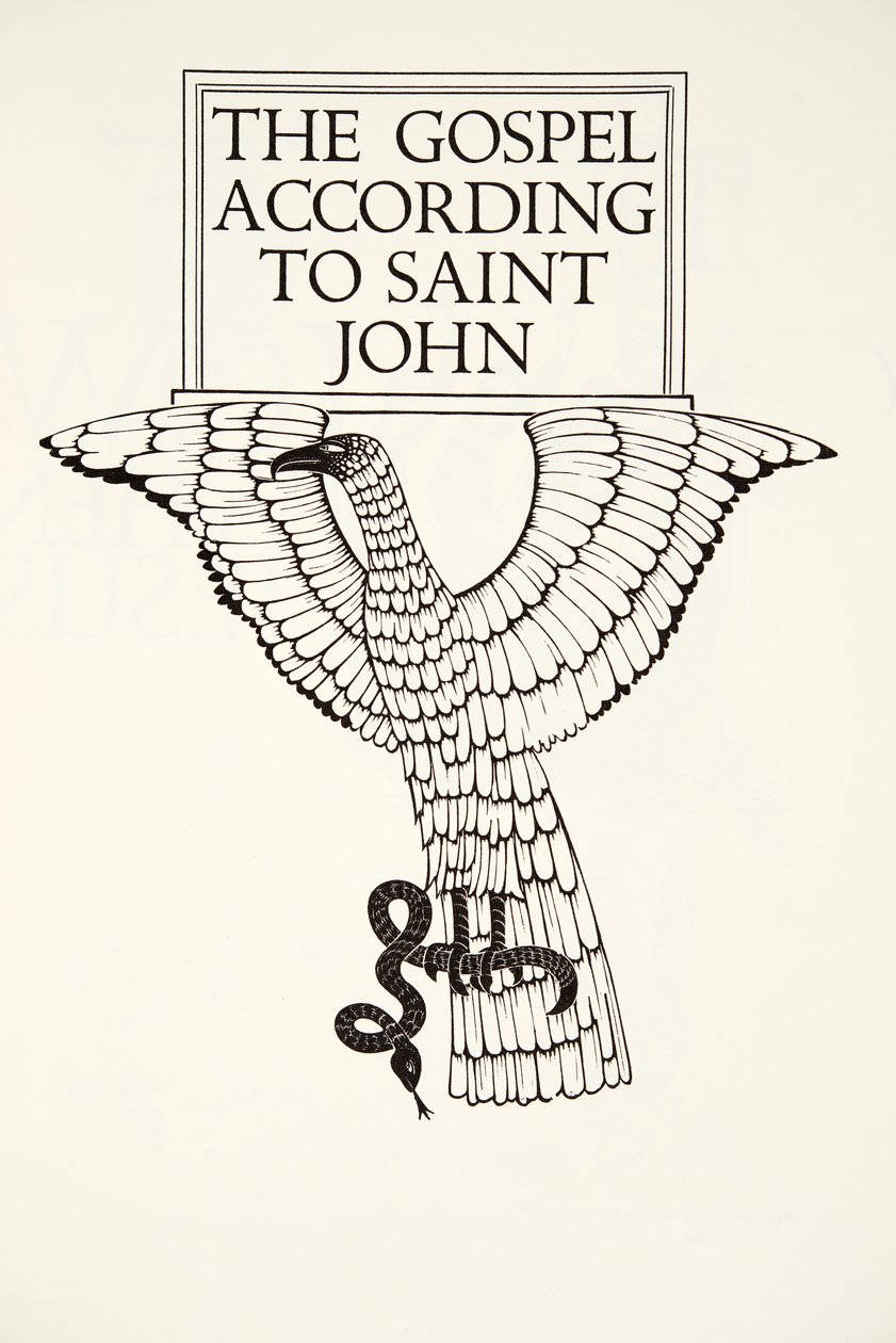 A Szent János sas alkotó: Eric Gill