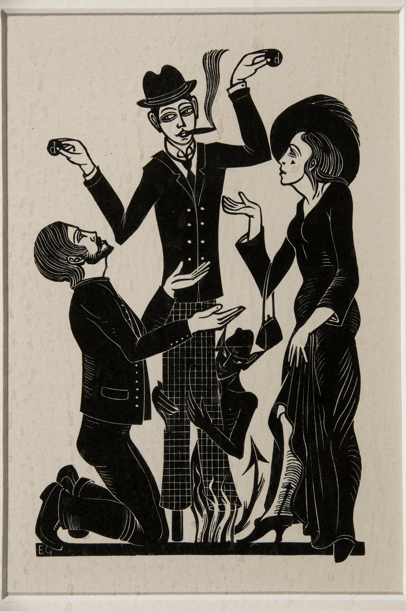 A Vásárló alkotó: Eric Gill