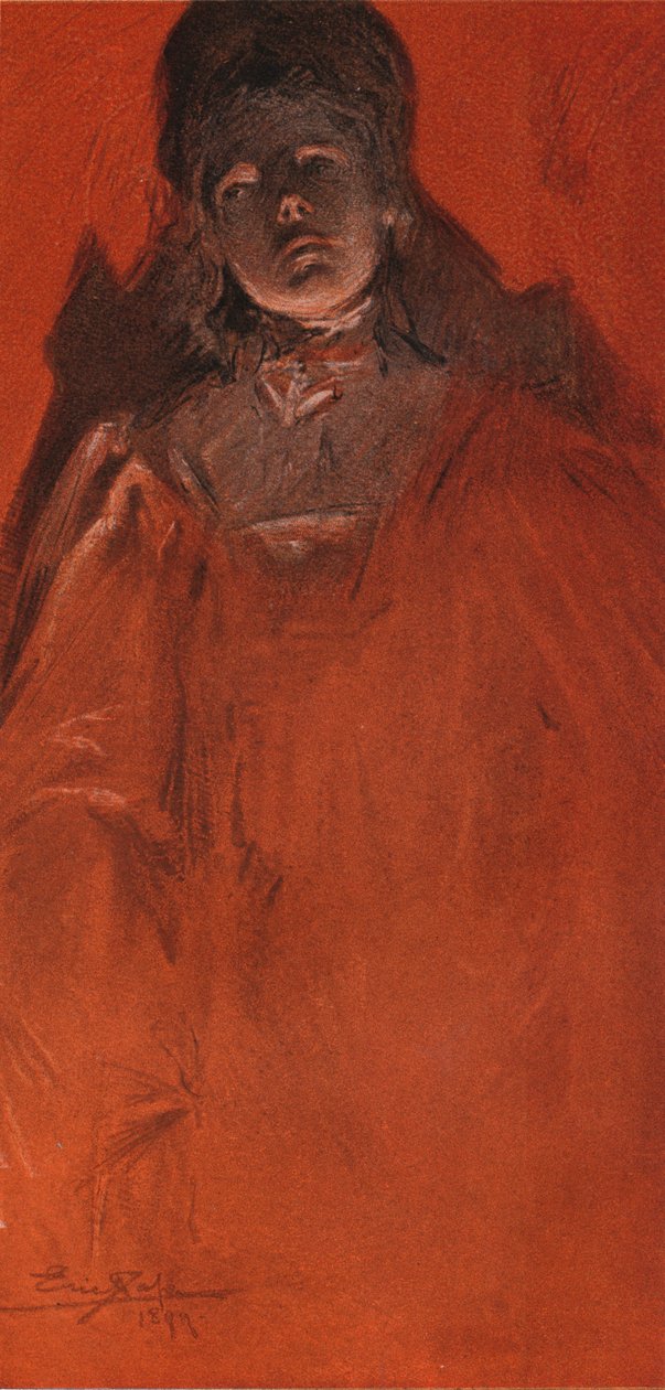 „A portrétanulmány”, 1899 alkotó: Eric Pape