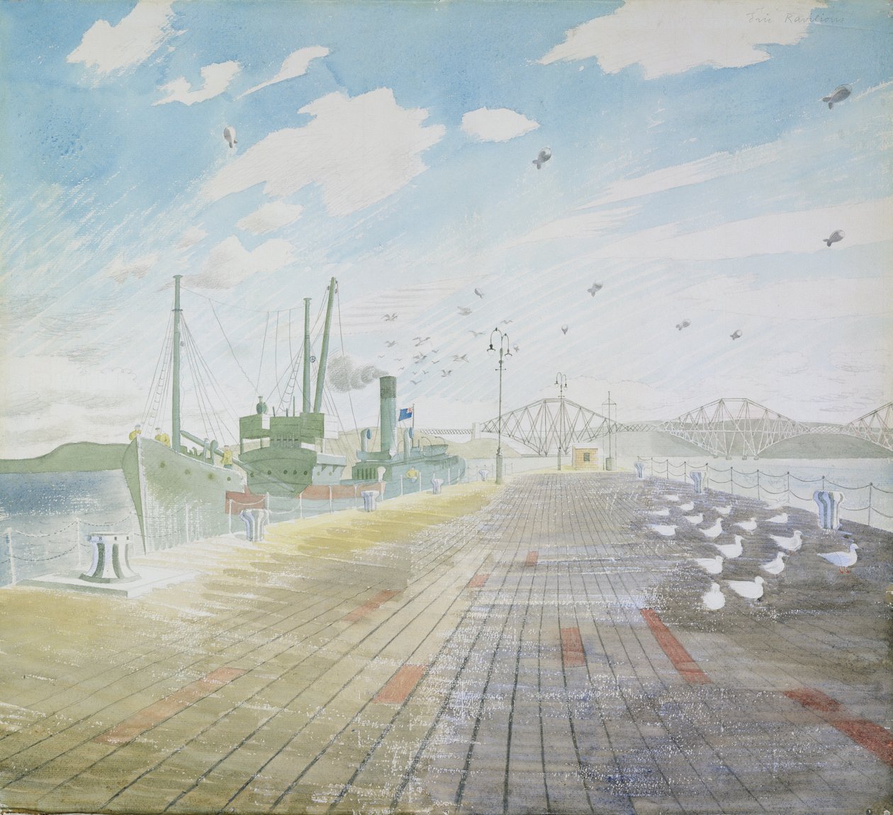 Channel Fisher (Firth of Forth) alkotó: Eric Ravilious