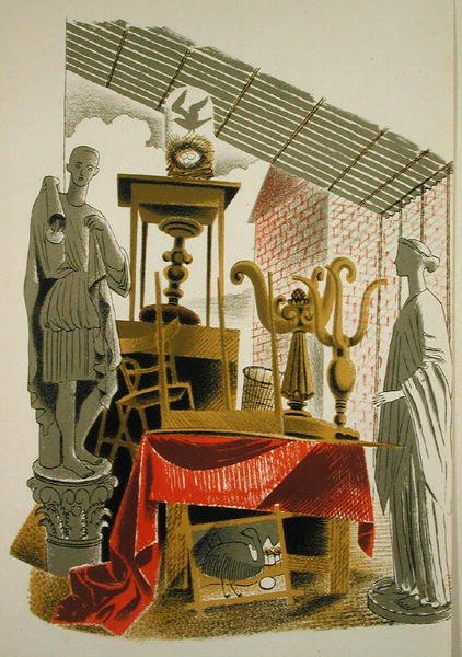 Használt bútorok és effektusok alkotó: Eric Ravilious