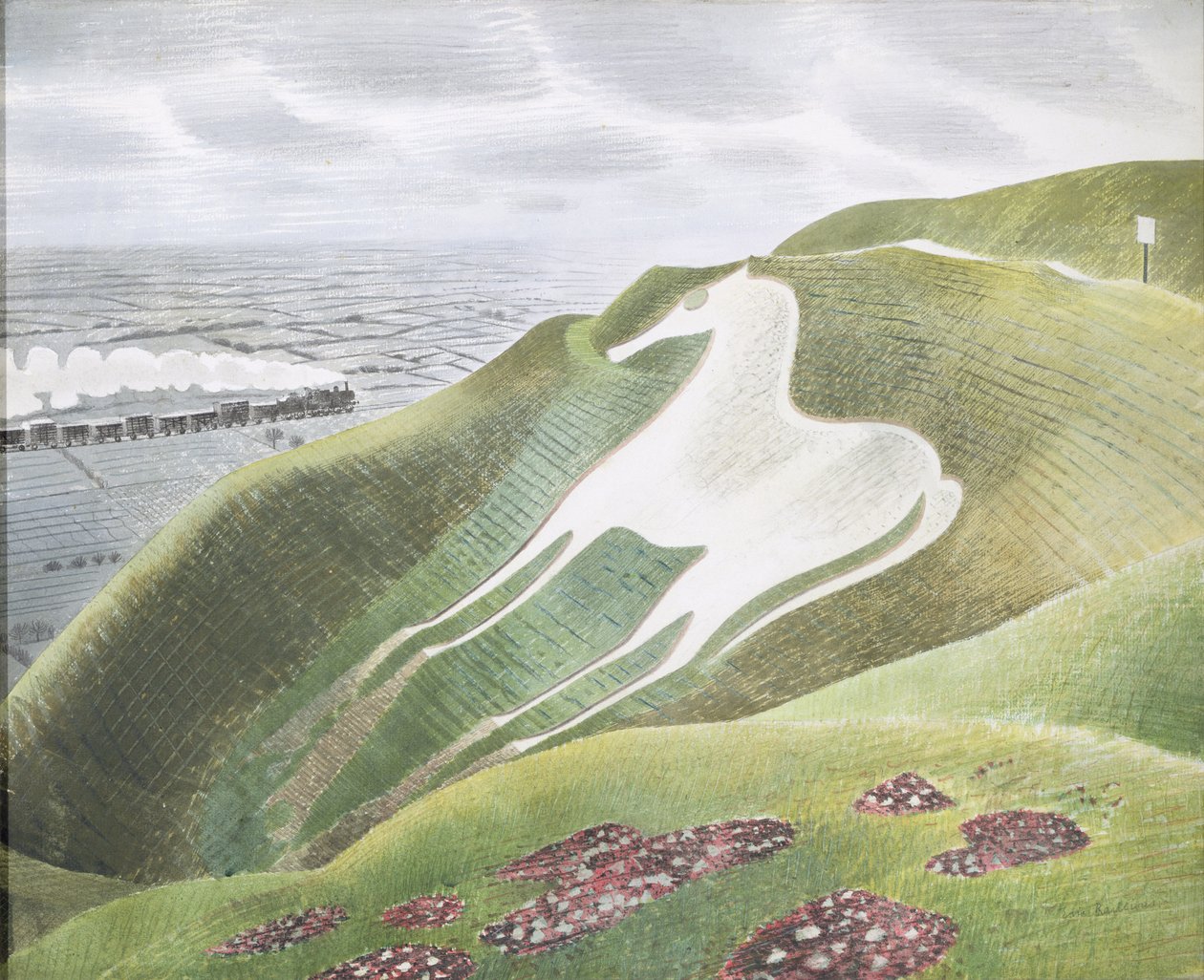 A Westbury ló alkotó: Eric Ravilious