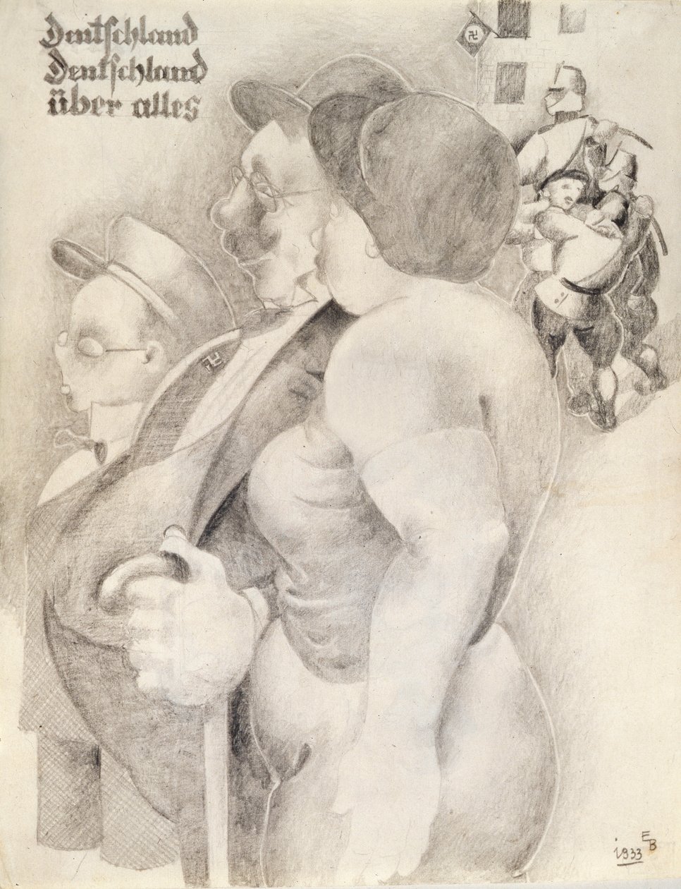 „Németország, Németország mindenek felett”, 1933. alkotó: Erich Borchert