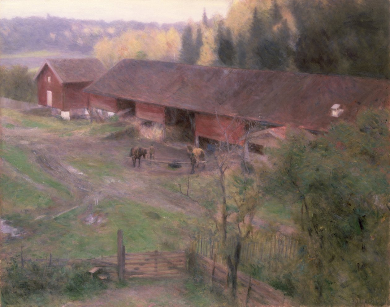 1891 ősz alkotó: Erik Theodor Werenskiold