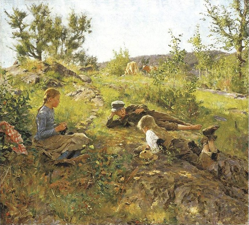 Pásztorok Tatynál alkotó: Erik Theodor Werenskiold