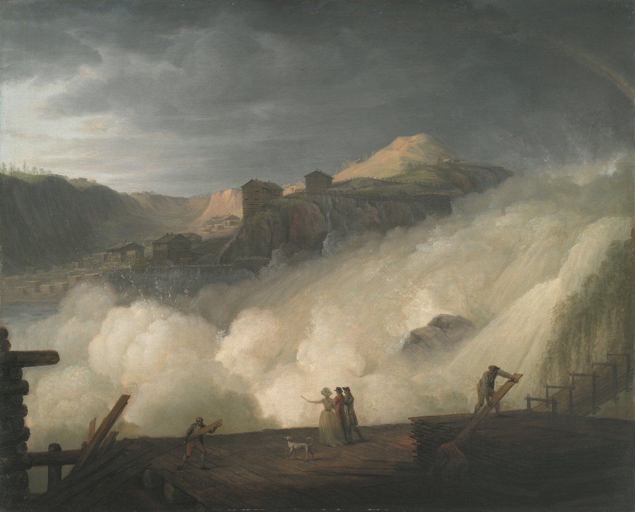 A Sarpfossen Norvégiában alkotó: Erik Pauelsen