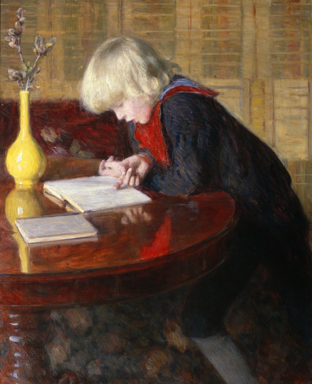 Werner olvasás alkotó: Erik Theodor Werenskiold