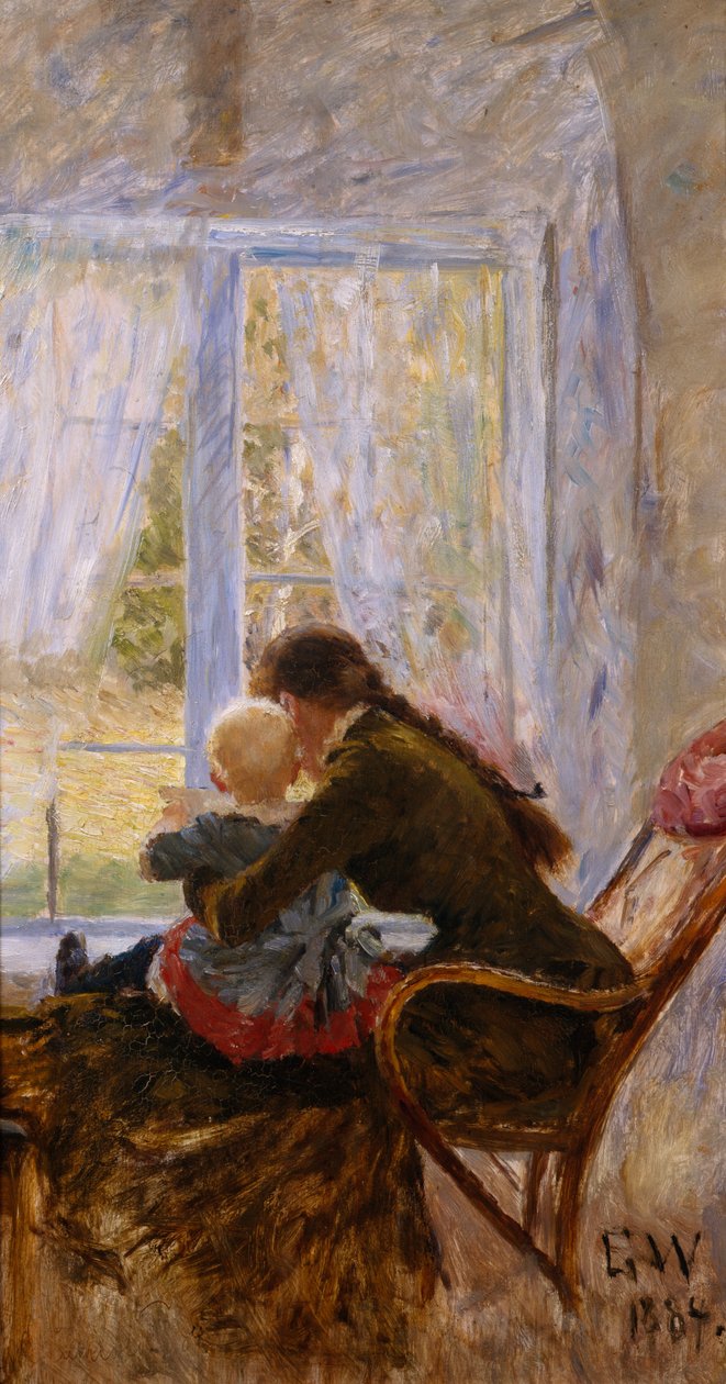 Te és Bebe alkotó: Erik Theodor Werenskiold