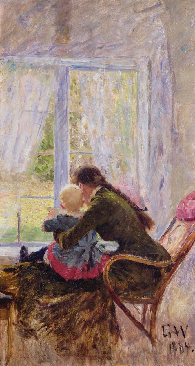 Te és Bebe alkotó: Erik Theodor Werenskiold