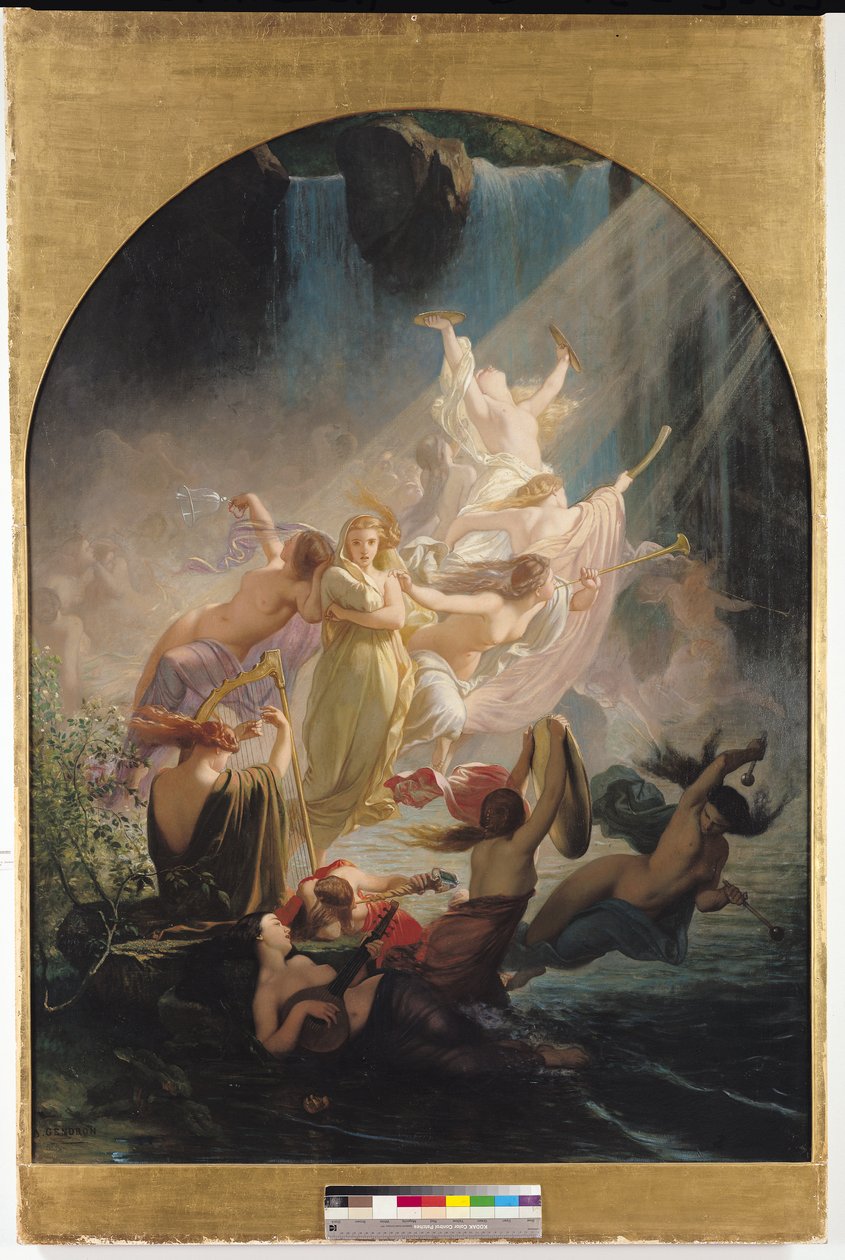 Az Undines vagy A Torrent hangja, 1857 alkotó: Ernest Augustin Gendron
