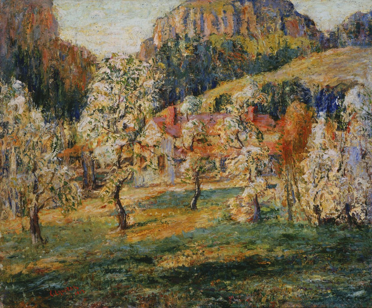 Május a hegyekben alkotó: Ernest Lawson
