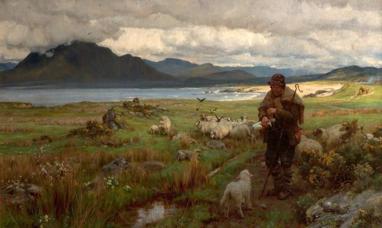 Az árva, 1888 alkotó: Ernest Albert Waterlow