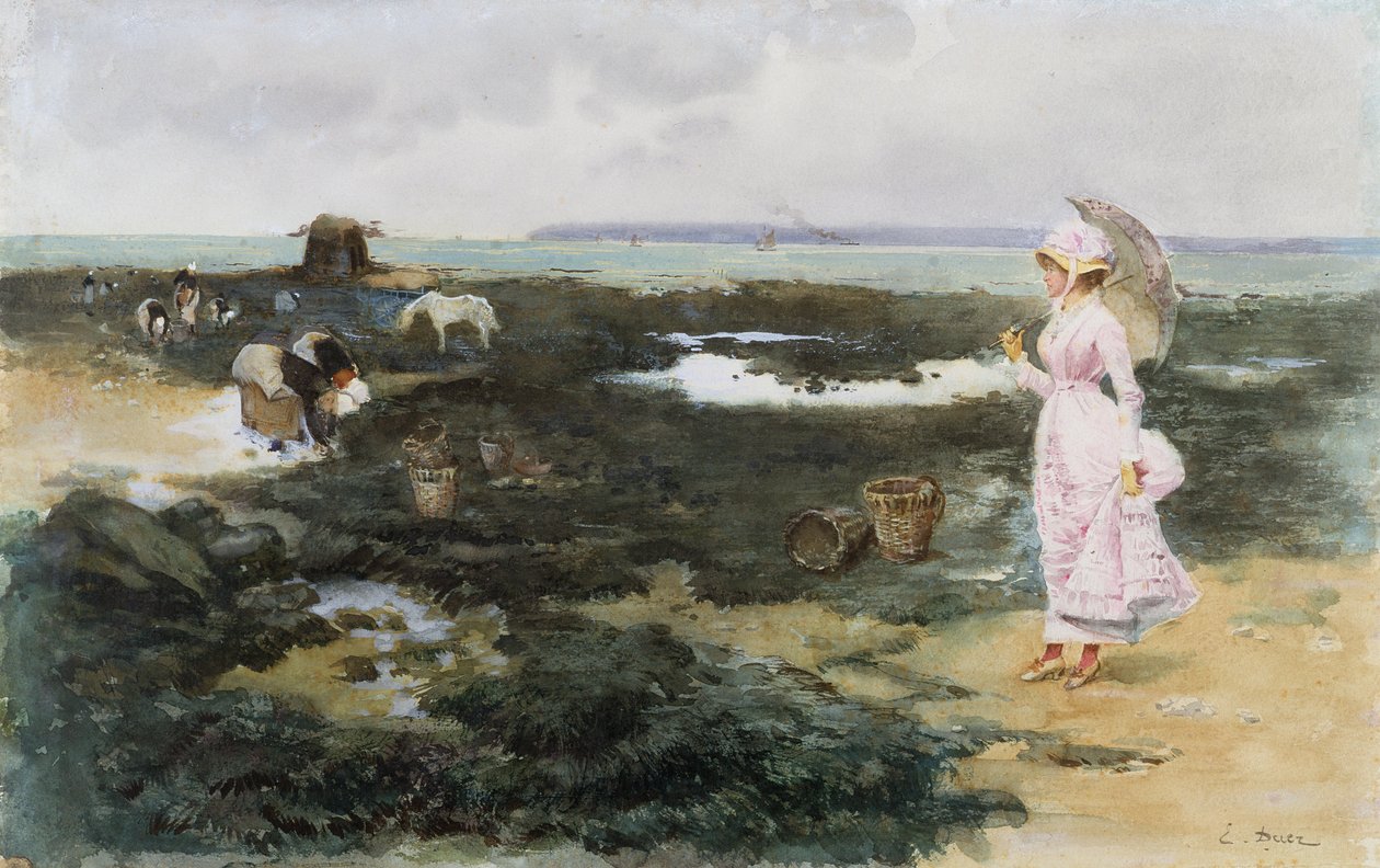 A tengerparton, alkotó: Ernest Ange Duez