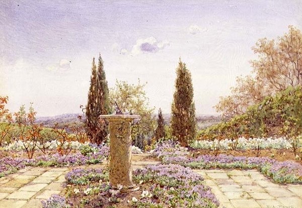 Napóra a Rusthallban, Tunbridge Wellsben alkotó: Ernest Arthur Rowe