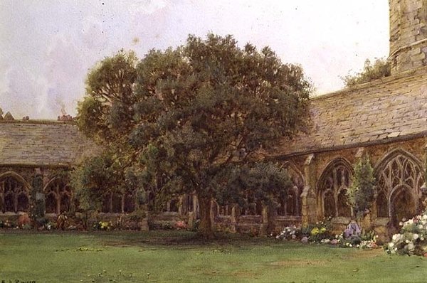 A kolostor, New College, Oxford alkotó: Ernest Arthur Rowe
