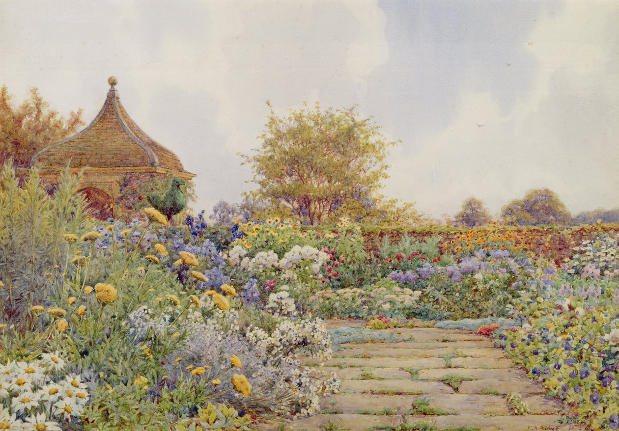 A Buckinghamshire-i Checkers Court kertjei alkotó: Ernest Arthur Rowe