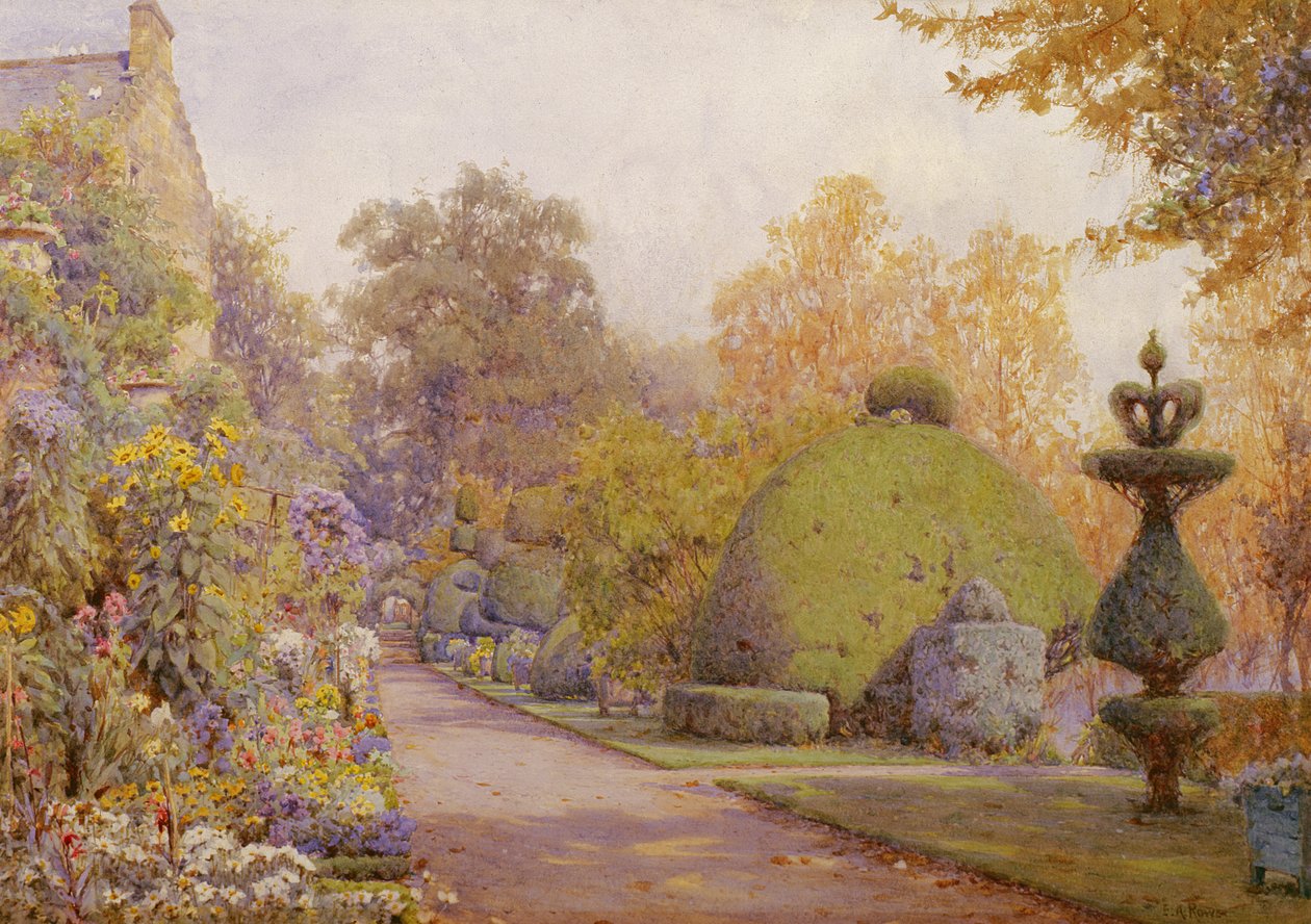 The Yew Walk, Barncluith, Strathclyde alkotó: Ernest Arthur Rowe