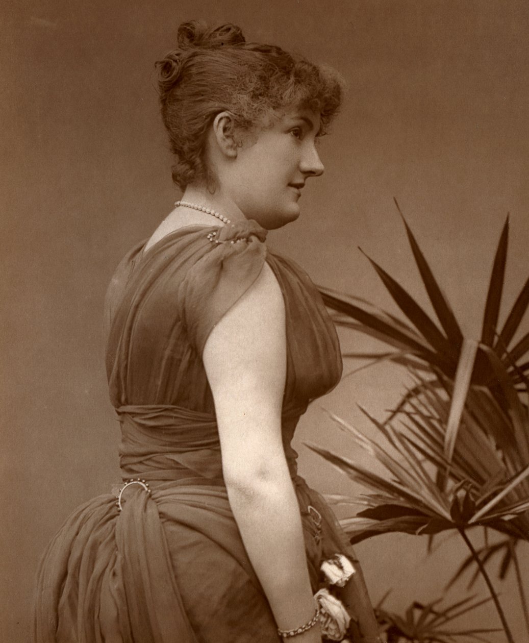 Miss Edith Woodworth brit színésznő, 1888 alkotó: Ernest Barraud