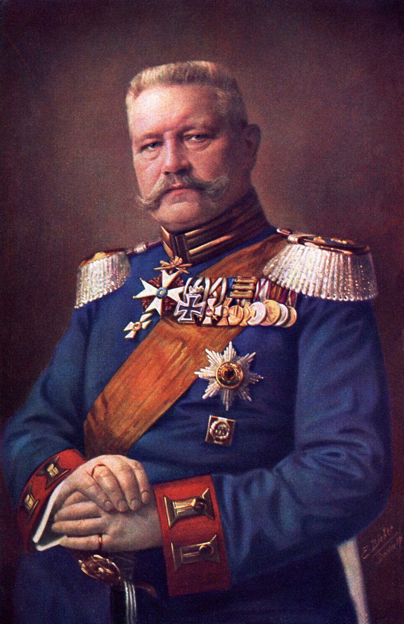 Paul von Hindenburg alkotó: Ernest Bieler