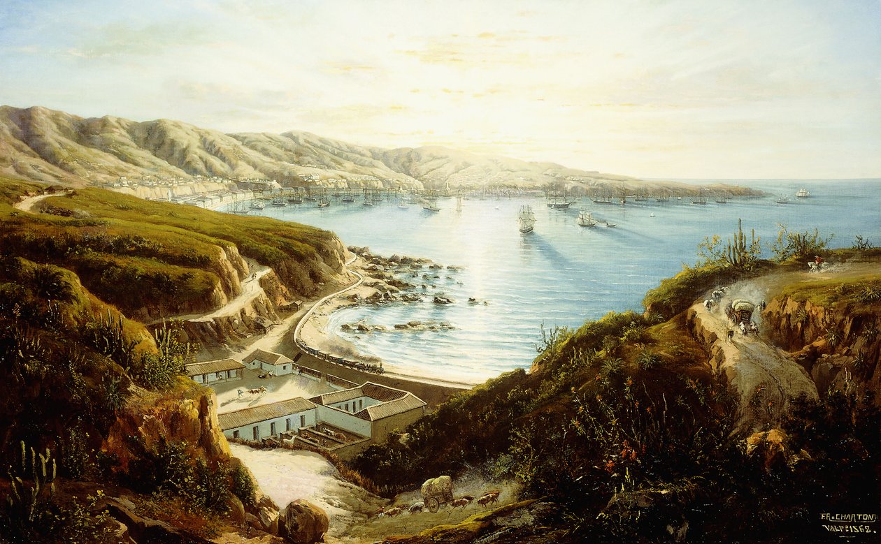 Valparaiso, 1862 alkotó: Ernest Charton