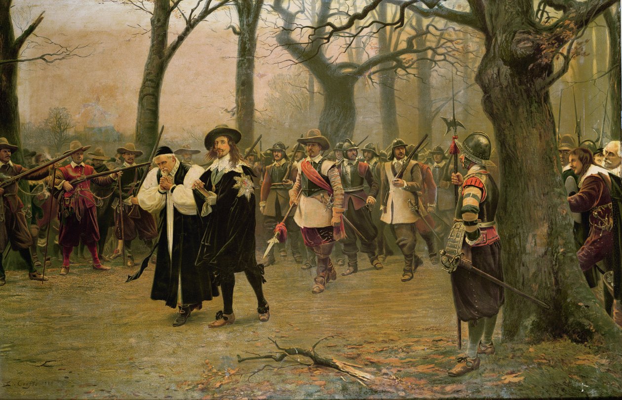 I. Károly (1600-49) (oleográf) alkotó: Ernest Crofts