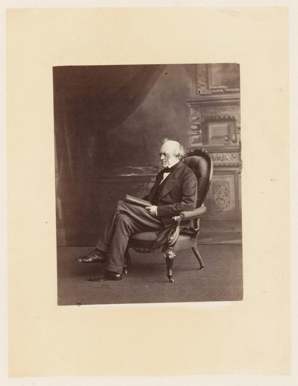Charles Lyell, 1863 körül (f/w fotó) alkotó: Ernest Edwards