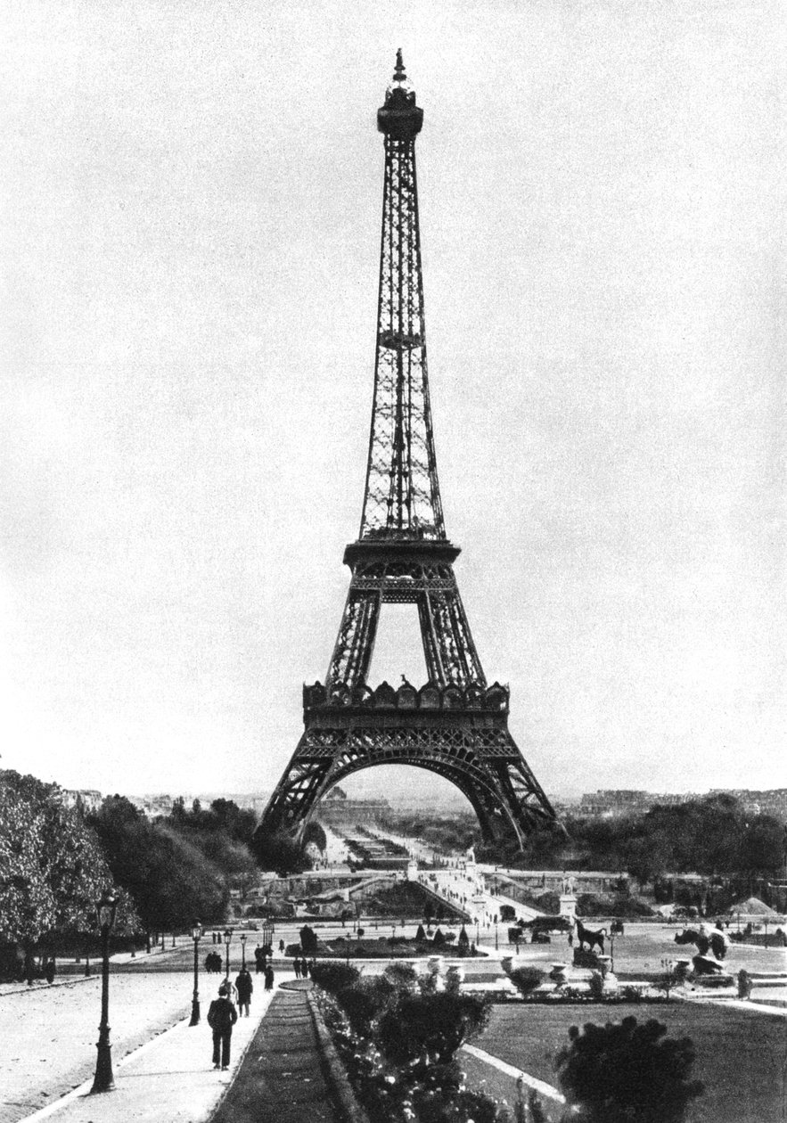 Az Eiffel-torony Trocadero-ból, Párizs, 1931. alkotó: Ernest Flammarion