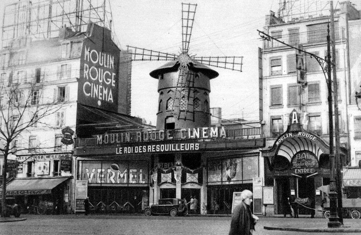 A Moulin Rouge, Párizs, 1931 alkotó: Ernest Flammarion