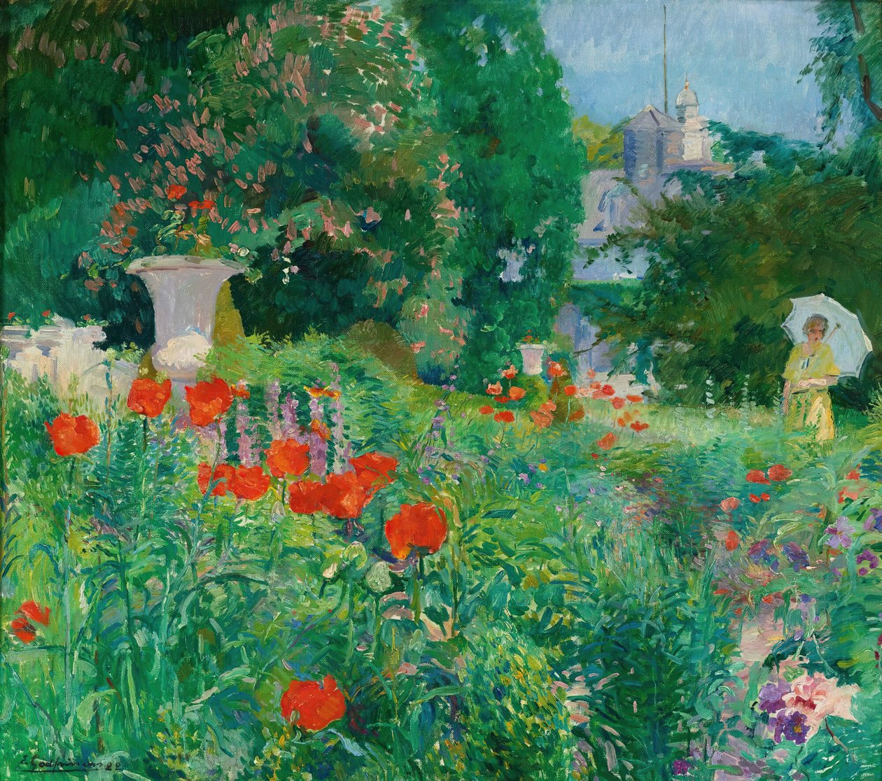Elegáns a pipacsmezőn alkotó: Ernest Godfrinon
