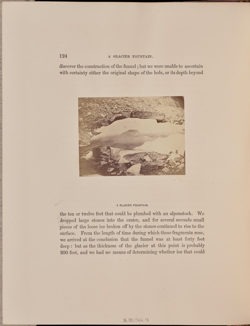 Egy gleccser szökőkút alkotó: Ernest H. Edwards