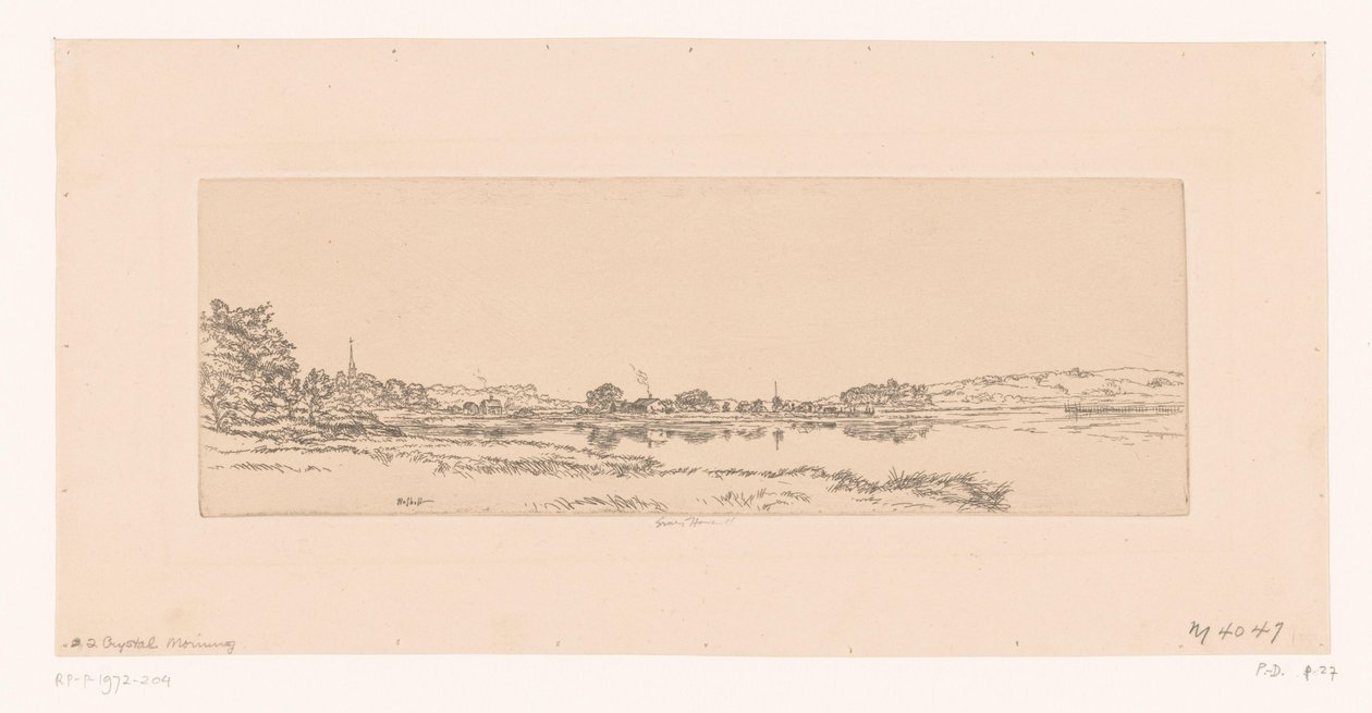 tiszta reggel Kristály reggel alkotó: Ernest Haskell (signed by artist)