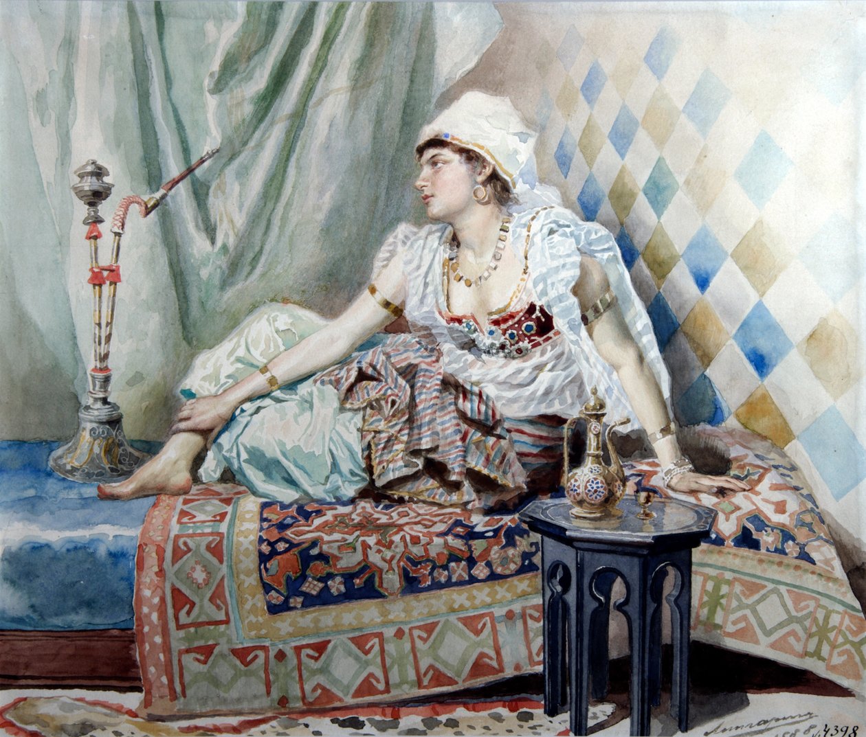 Odalisque, 1888. alkotó: Ernest Karlovich Liphart