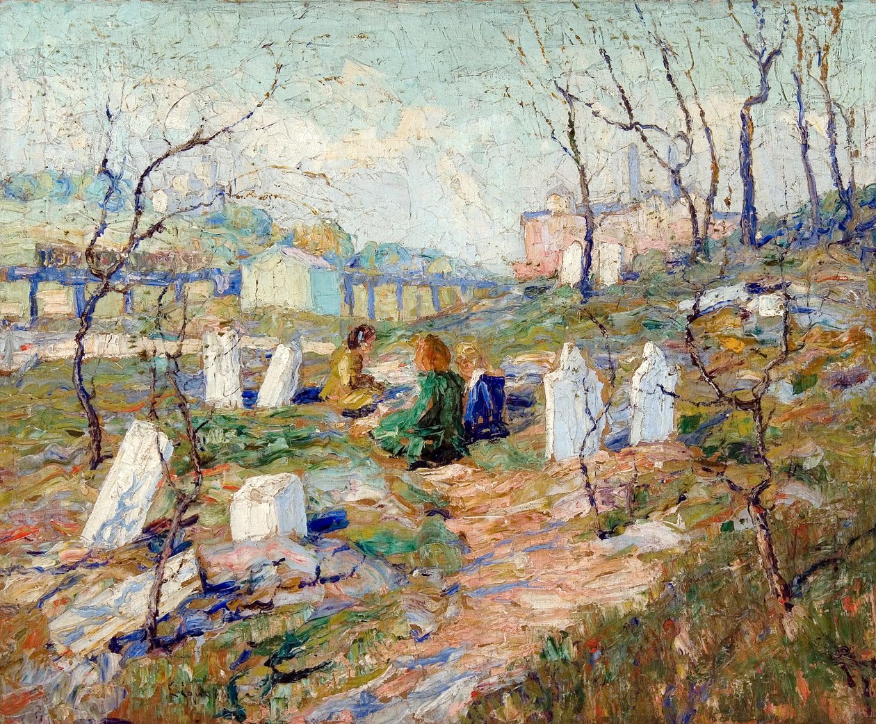 Temető alkotó: Ernest Lawson