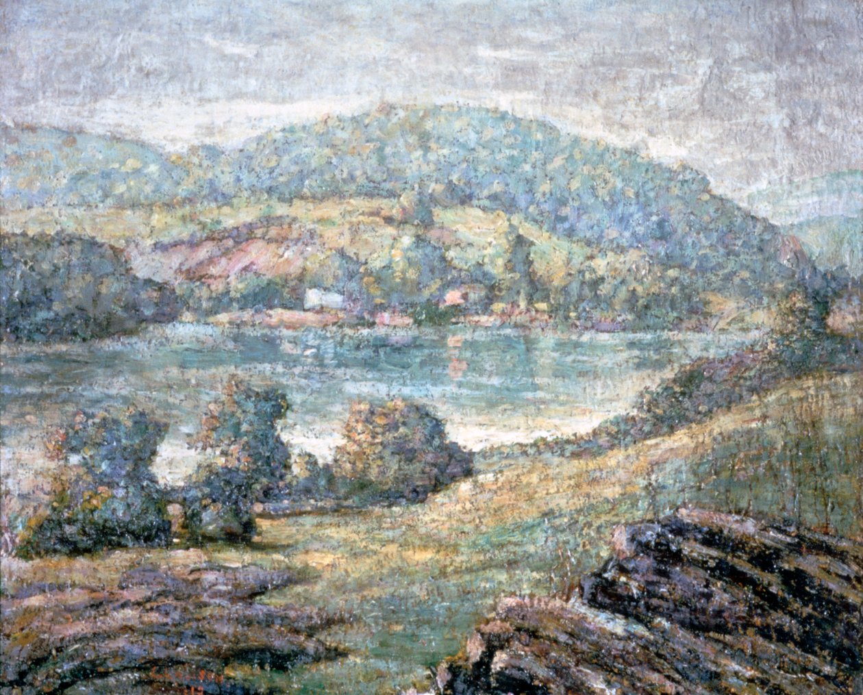 Morning Light, River Valley, Connecticut, 1919 alkotó: Ernest Lawson