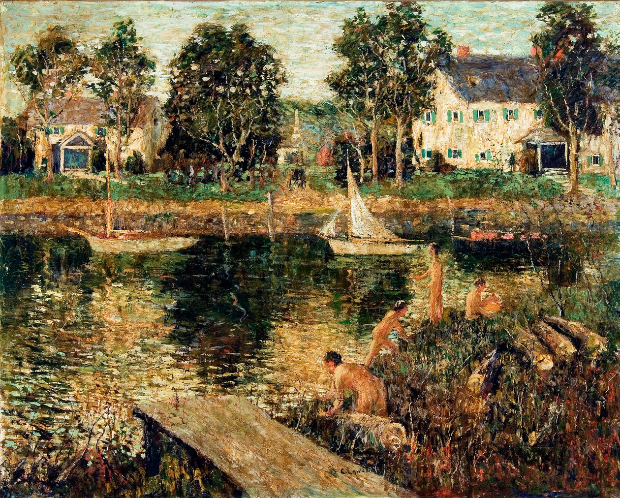 Úszólyuk alkotó: Ernest Lawson